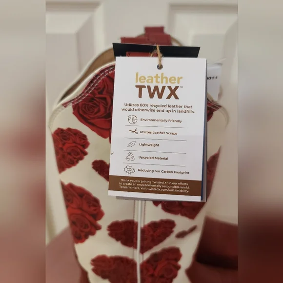 Olivia Benett×Twisted X Rose Cowboy Boots for Women - Picture 9 of 11